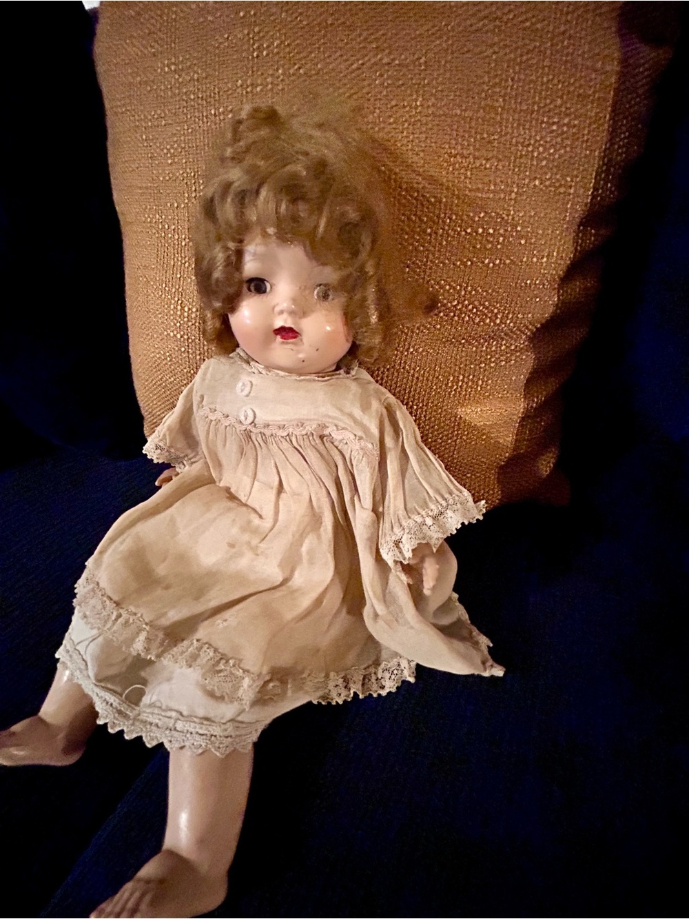 Vintage- baby girl doll